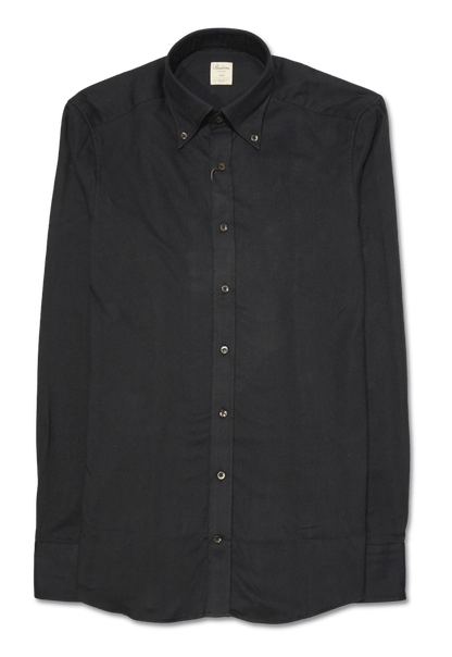 Stenströms Slim Fit Button Down Shirt Black