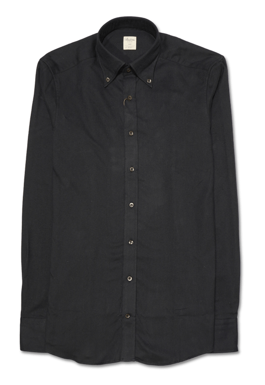 Stenströms Slim Fit Button Down Shirt Black