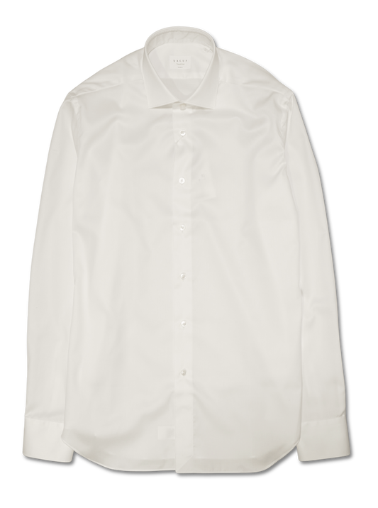 Xacus Tailor Fit Wrinkle Free Shirt White