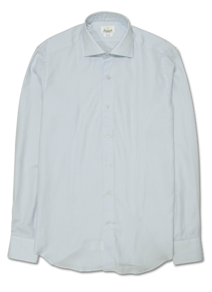 Gianetto Cashmere Cotton Shirt Light Blue