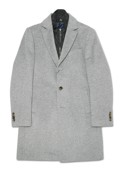 Sand Cashmere Coat Light Grey