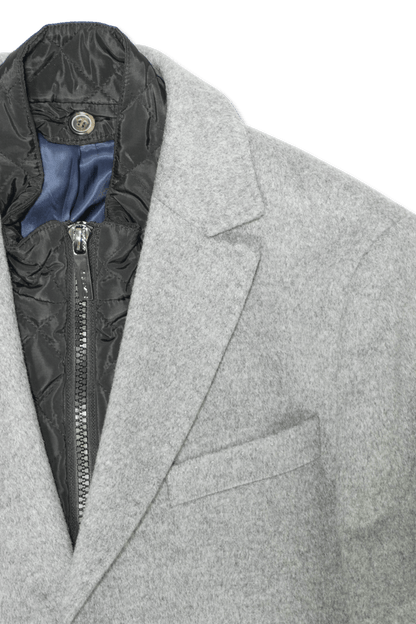 Sand Cashmere Coat Light Grey