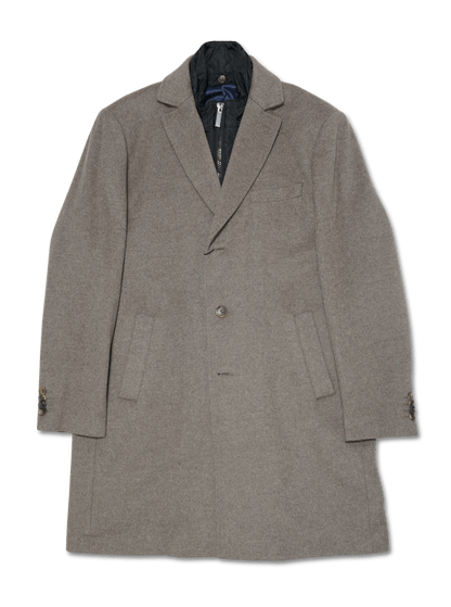 Sand Cashmere Coat Brown