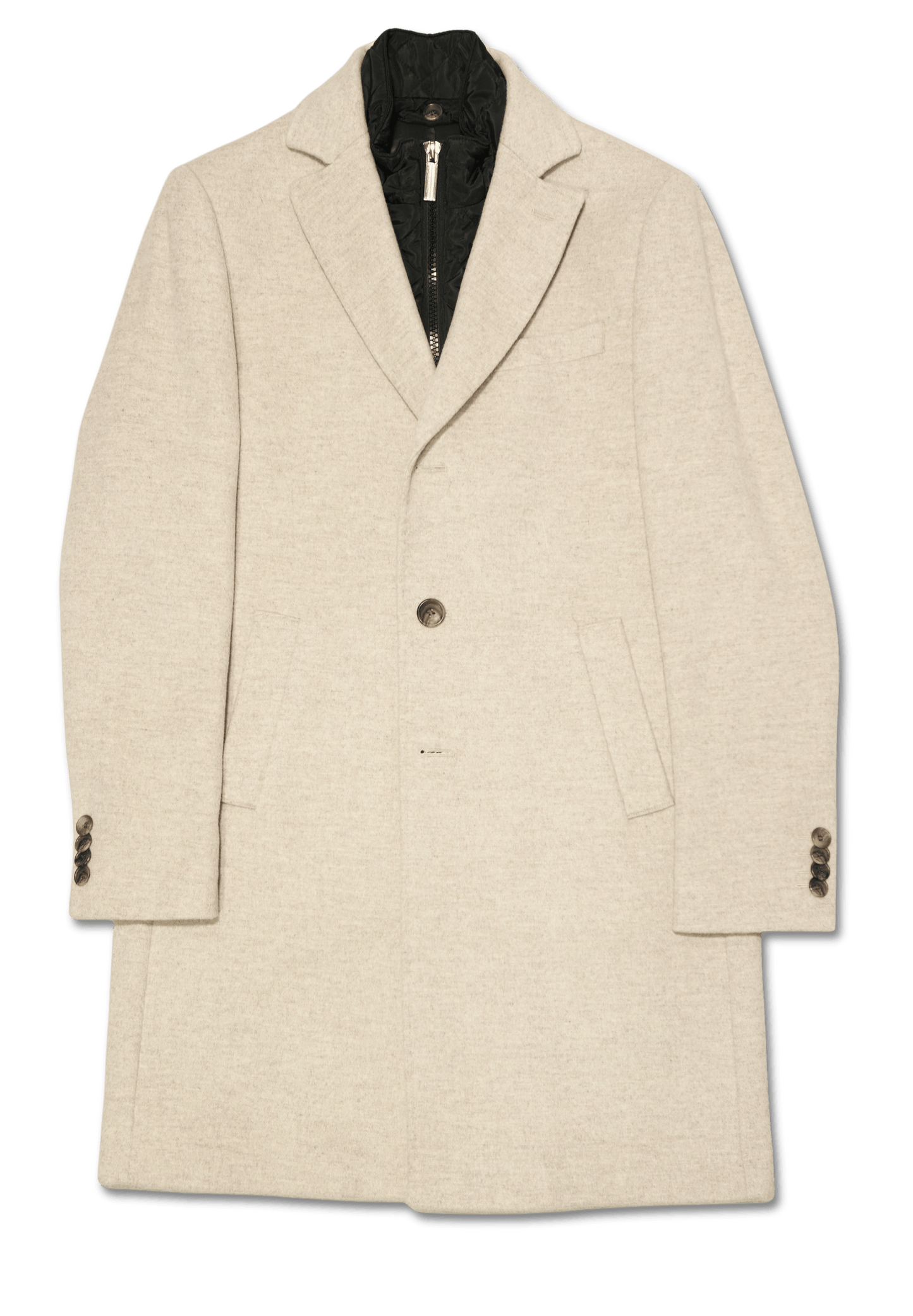 Sand Cashmere Coat Natural