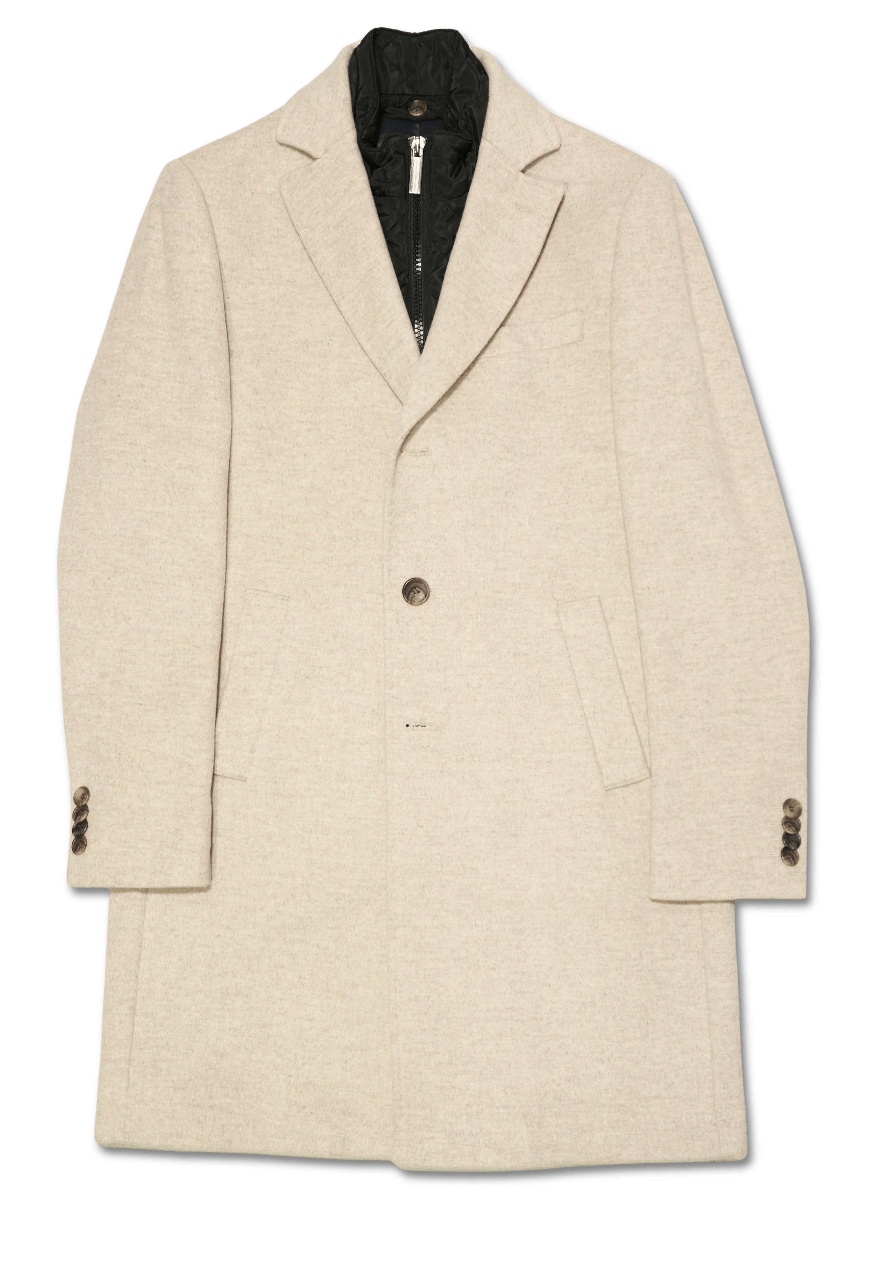 Sand Cashmere Coat Natural