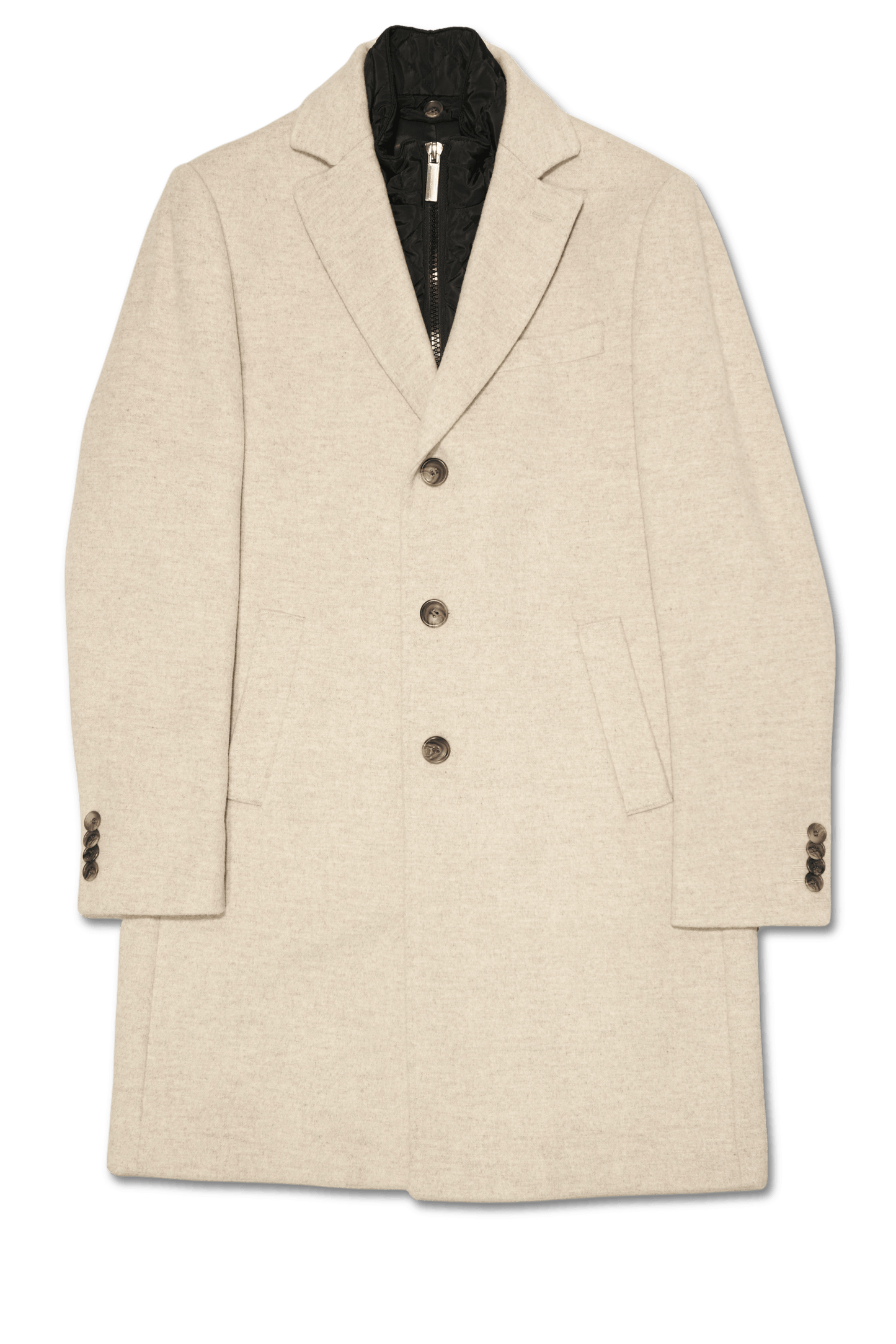 Sand Cashmere Coat Natural