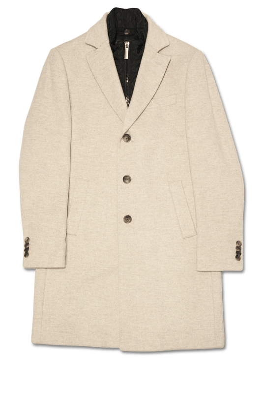 Sand Cashmere Coat Natural