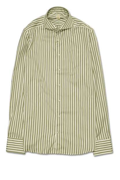 Stenströms Stripe Shirt Green