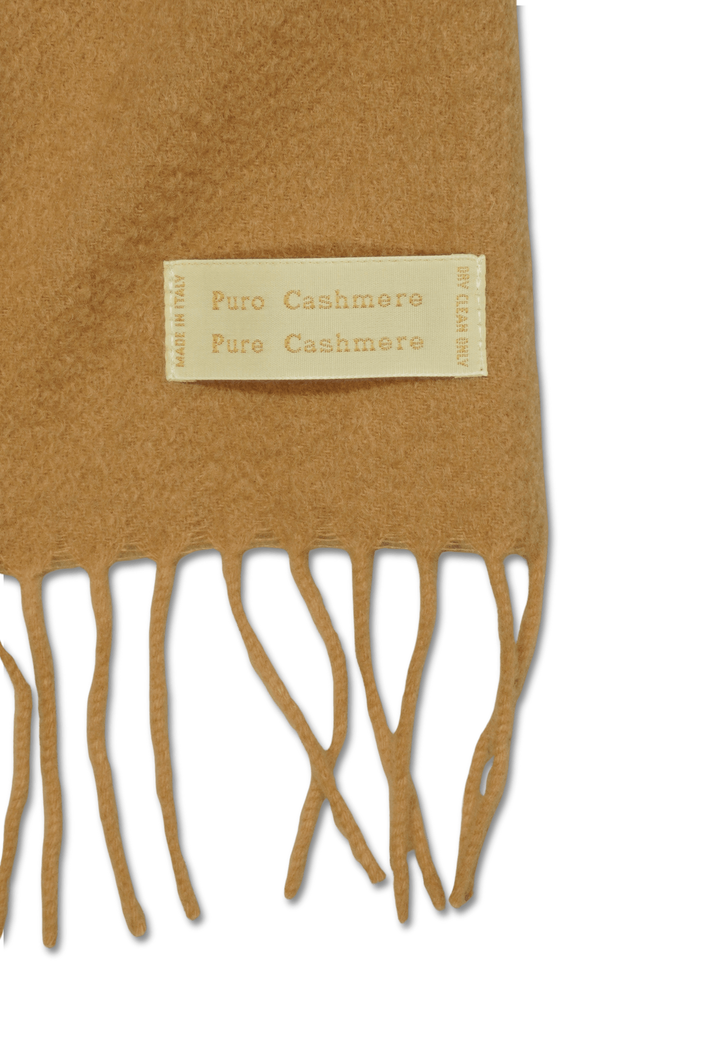 Pure Cashmere Scarf Camel