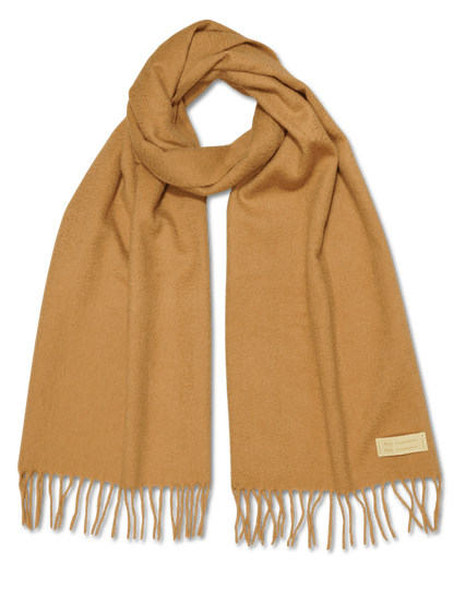 Pure Cashmere Scarf Camel