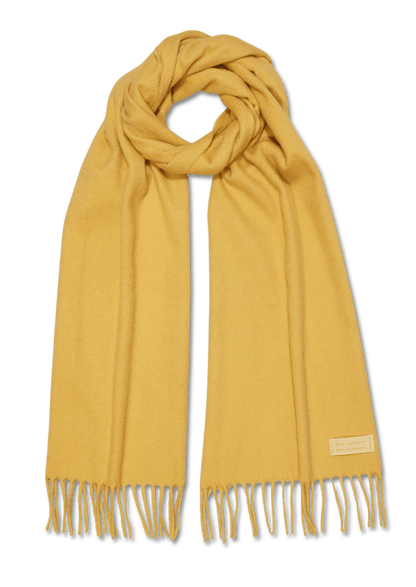 Pure Cashmere Scarf Yellow