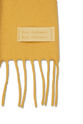 Pure Cashmere Scarf Yellow