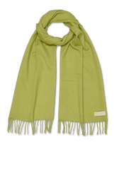 Pure Cashmere Scarf Light Green