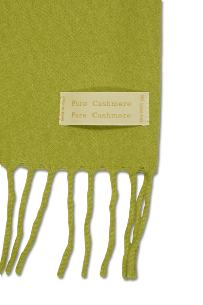Pure Cashmere Scarf Light Green
