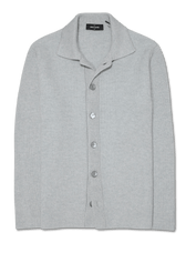 Gran Sasso Pure Cashmere Cardigan Light Grey