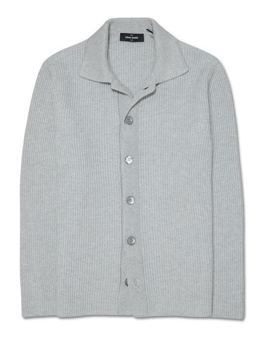 Gran Sasso Pure Cashmere Cardigan Light Grey