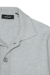 Gran Sasso Pure Cashmere Cardigan Light Grey