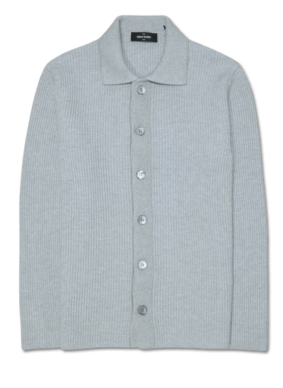Gran Sasso Pure Cashmere Cardigan Light Grey