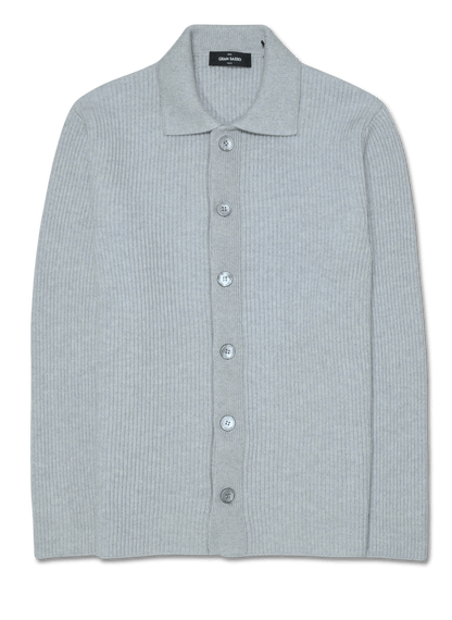 Gran Sasso Pure Cashmere Cardigan Light Grey