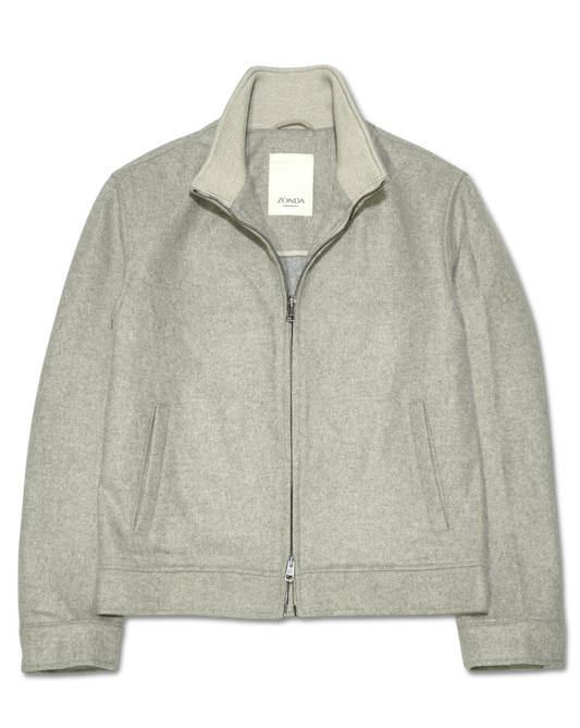 Zonda Cashmere Sports Jacket Light Grey