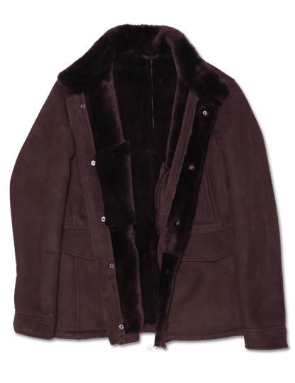 Zonda Shearling Field Jacket Brown