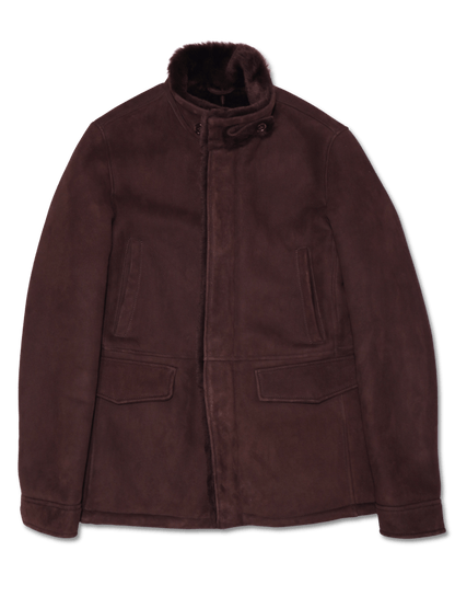Zonda Shearling Field Jacket Brown