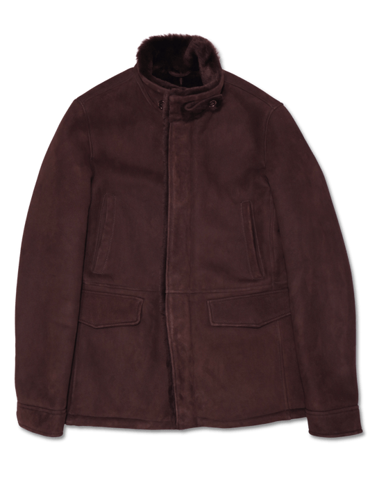 Zonda Shearling Field Jacket Brown