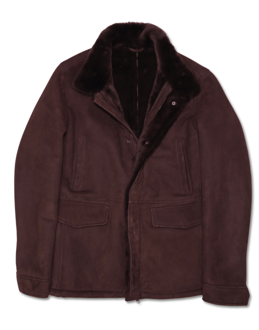 Zonda Shearling Field Jacket Brown