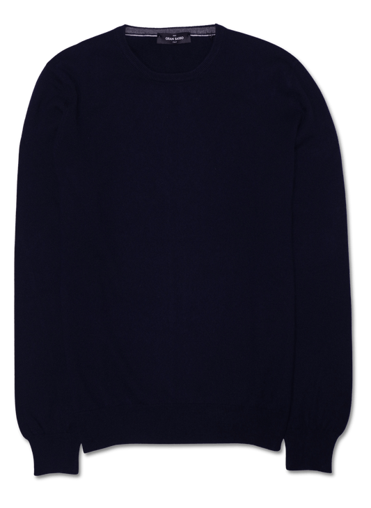 Gran Sasso Pure Cashmere Pullover Navy