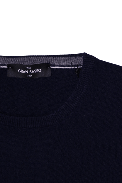 Gran Sasso Pure Cashmere Pullover Navy