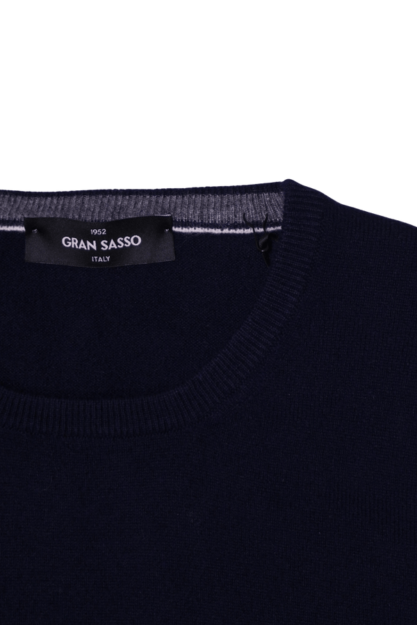 Gran Sasso Pure Cashmere Pullover Navy