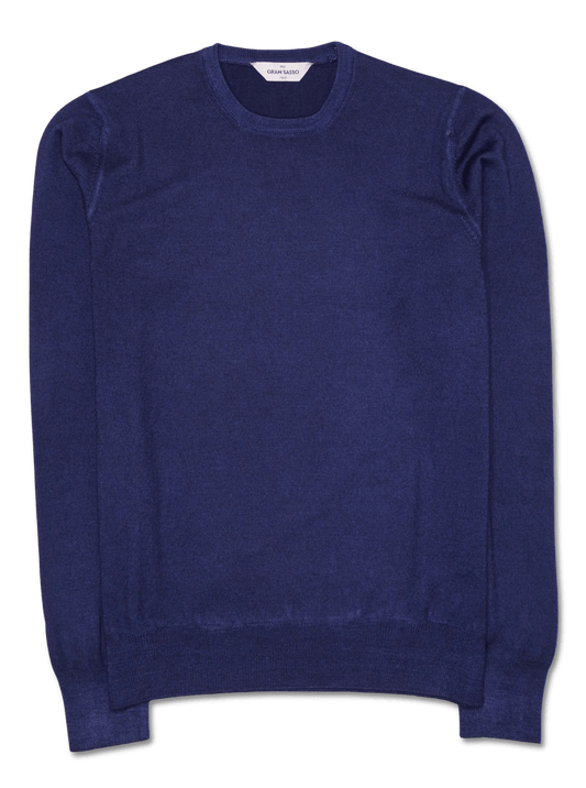 Gran Sasso Pullover Virgin Wool Navy