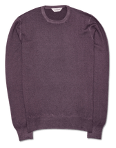 Gran Sasso Pullover Garment Dyed Merino Wool Brown