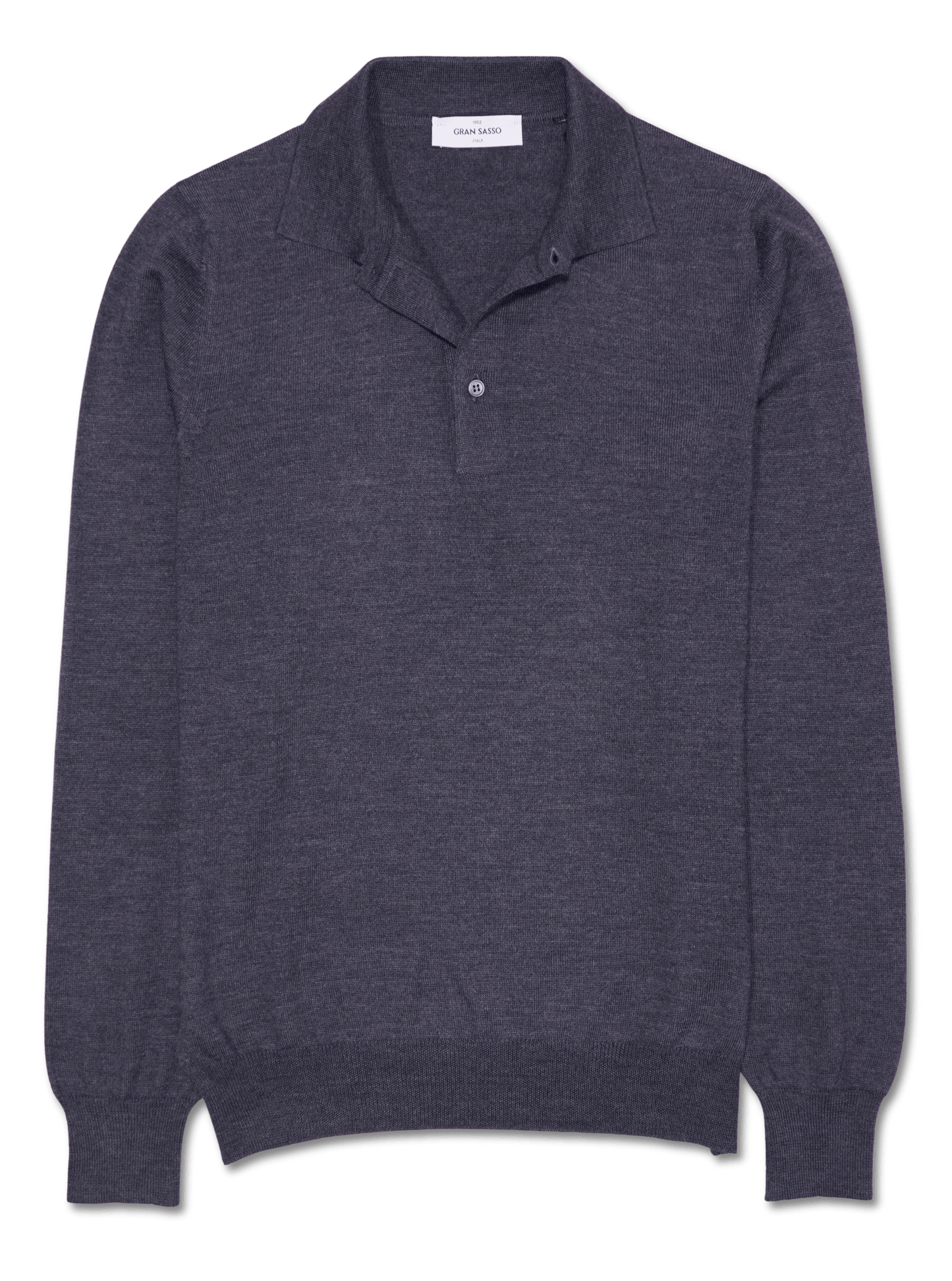 Gran Sasso Merino Polo Shirt Grey
