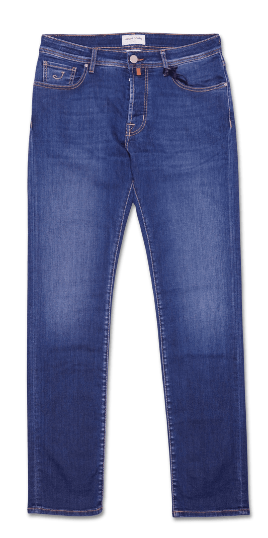 Jacob Cohen Bard Medium Blue Stretch Denim