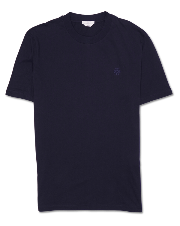 Jacob Cohen T-Shirt Pure Cotton Logo Navy