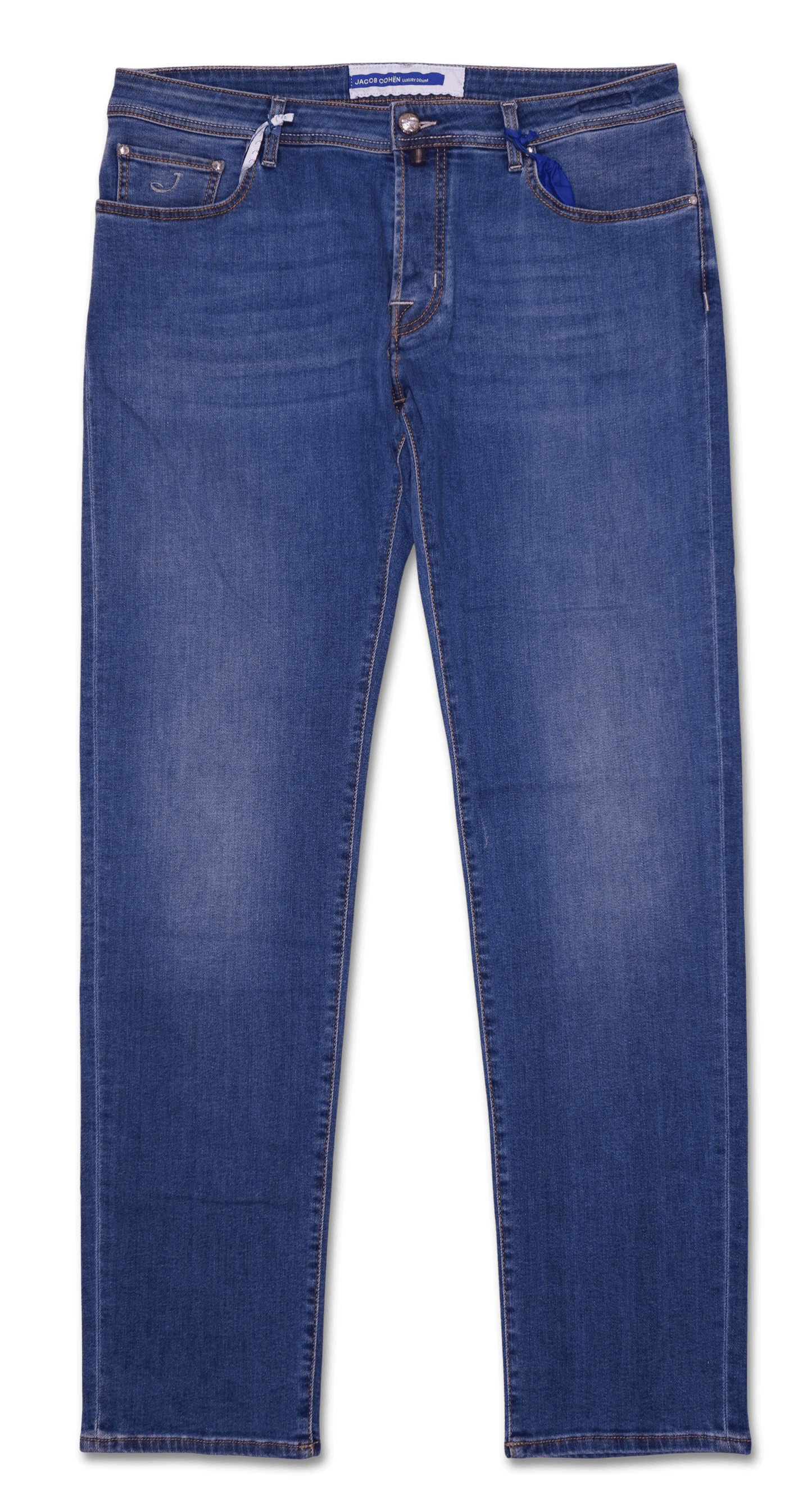 Jacob Cohen Bard Medium Blue Stretch Denim