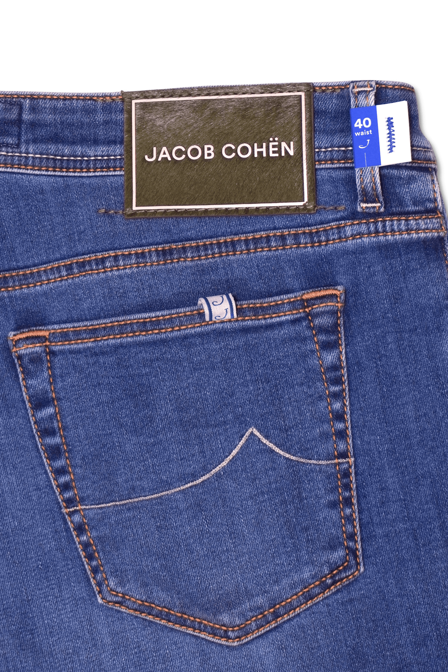 Jacob Cohen Bard Medium Blue Stretch Denim