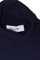 Gran Sasso Turtleneck Wool Cashmere Navy