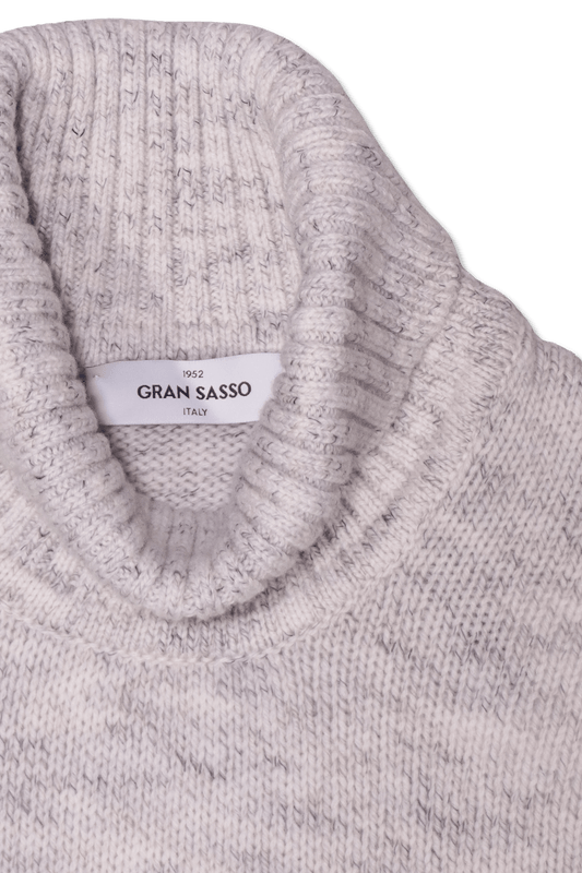 Gran Sasso Turtleneck Melange Cream