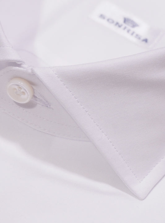 Sonrisa Cotton Dress Shirt White