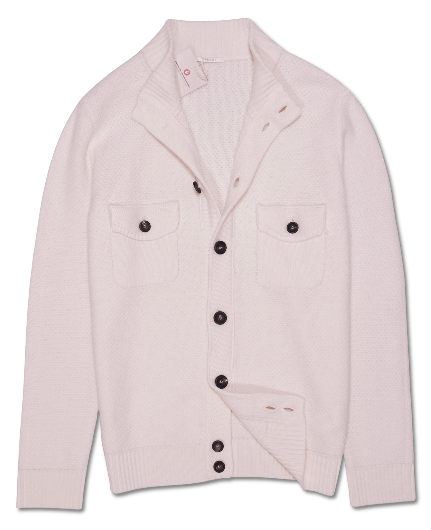 Fradi Buttoned Wool Cardigan Cream