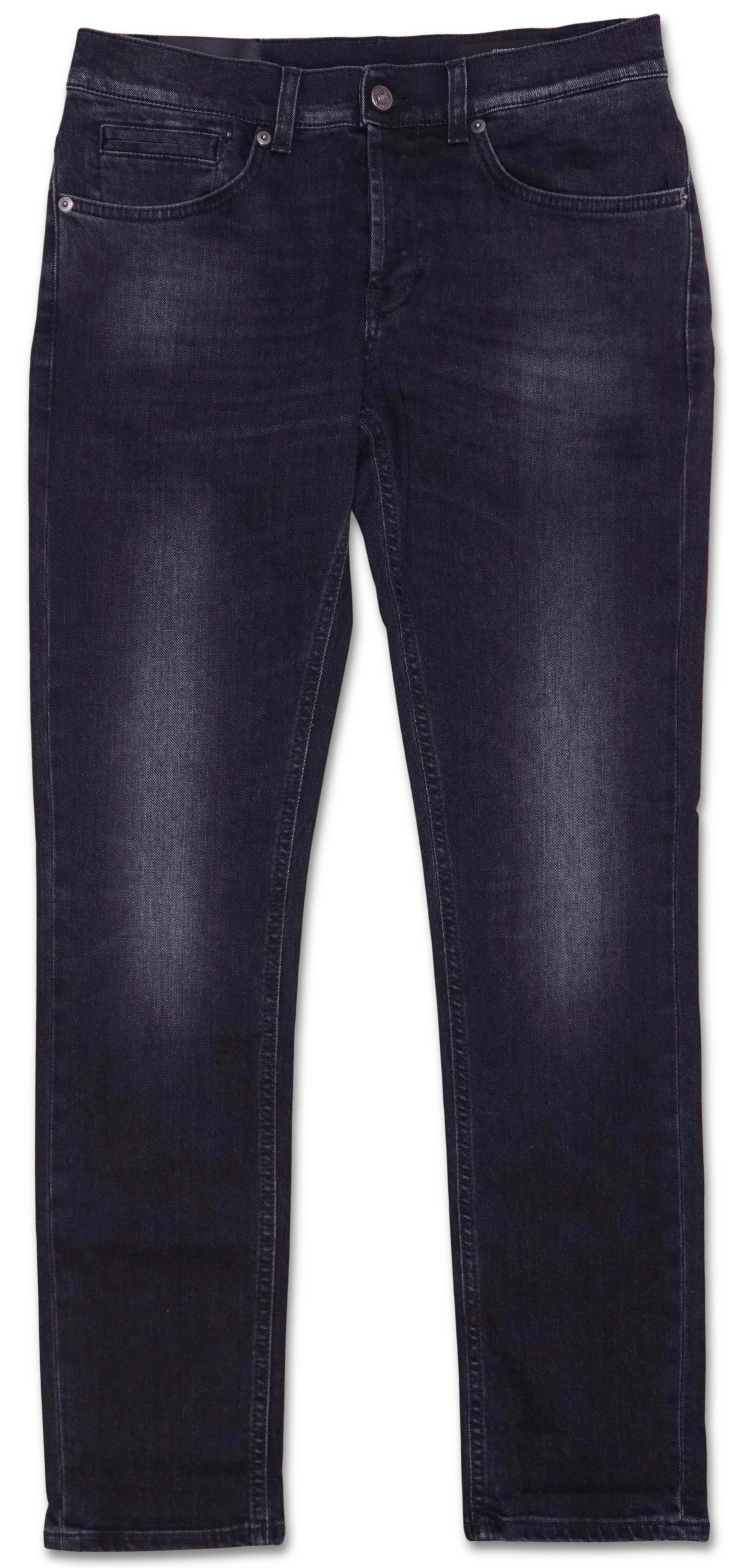 Dondup George Washed Black Stretch Denim