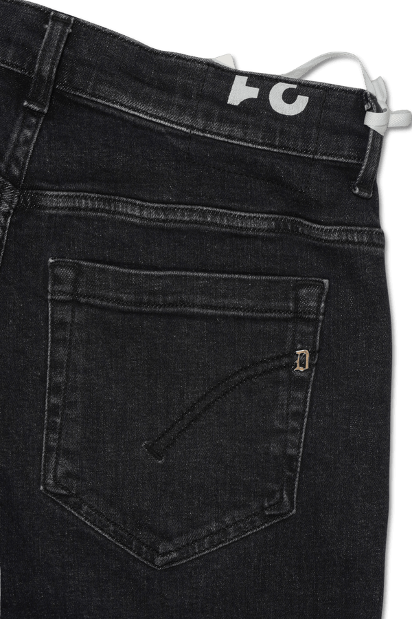 Dondup George Washed Black Stretch Denim