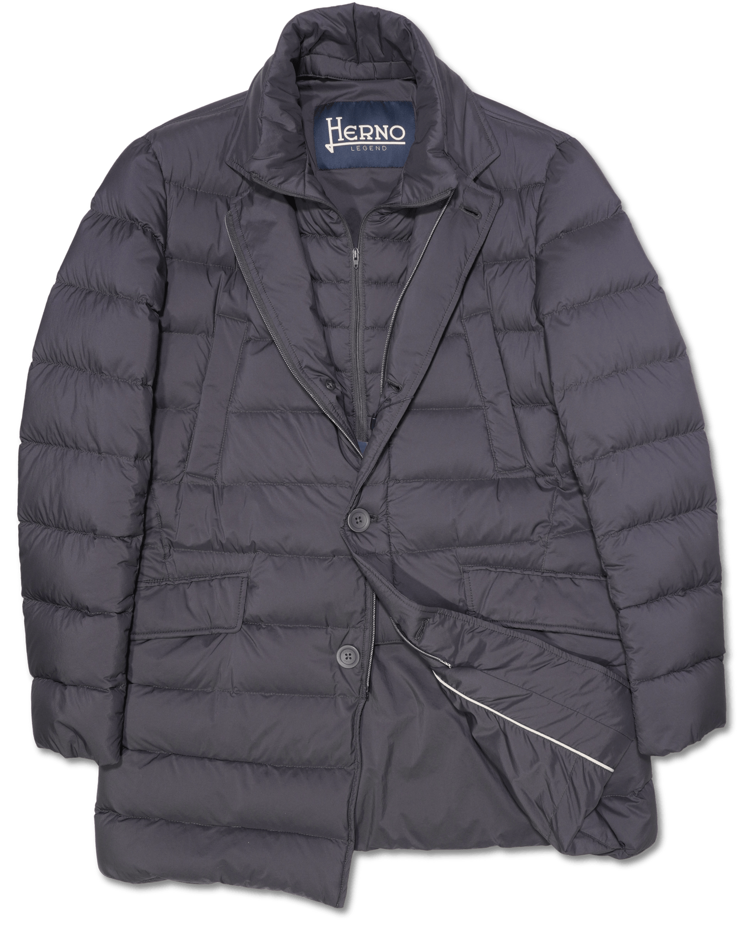 Herno Down Coat Il Cappotto Grey