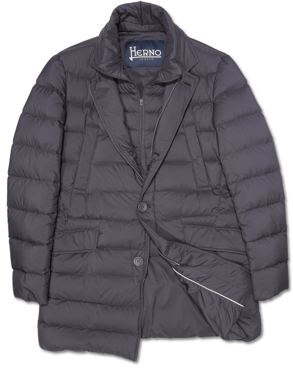 Herno Down Coat Il Cappotto Grey