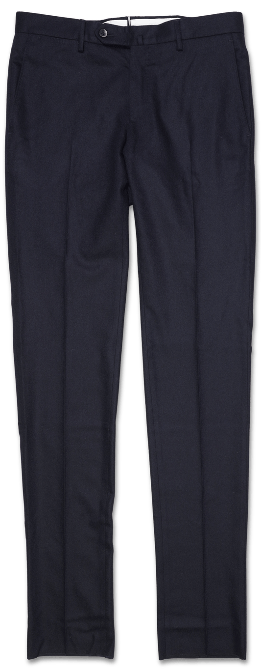 PT Torino Cashmere Flannel Trousers Navy