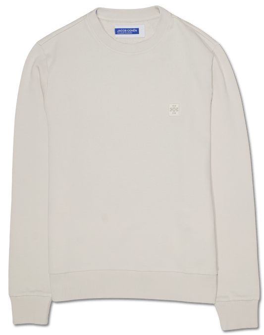 Jacob Cohen Loopback Sweatshirt Cream