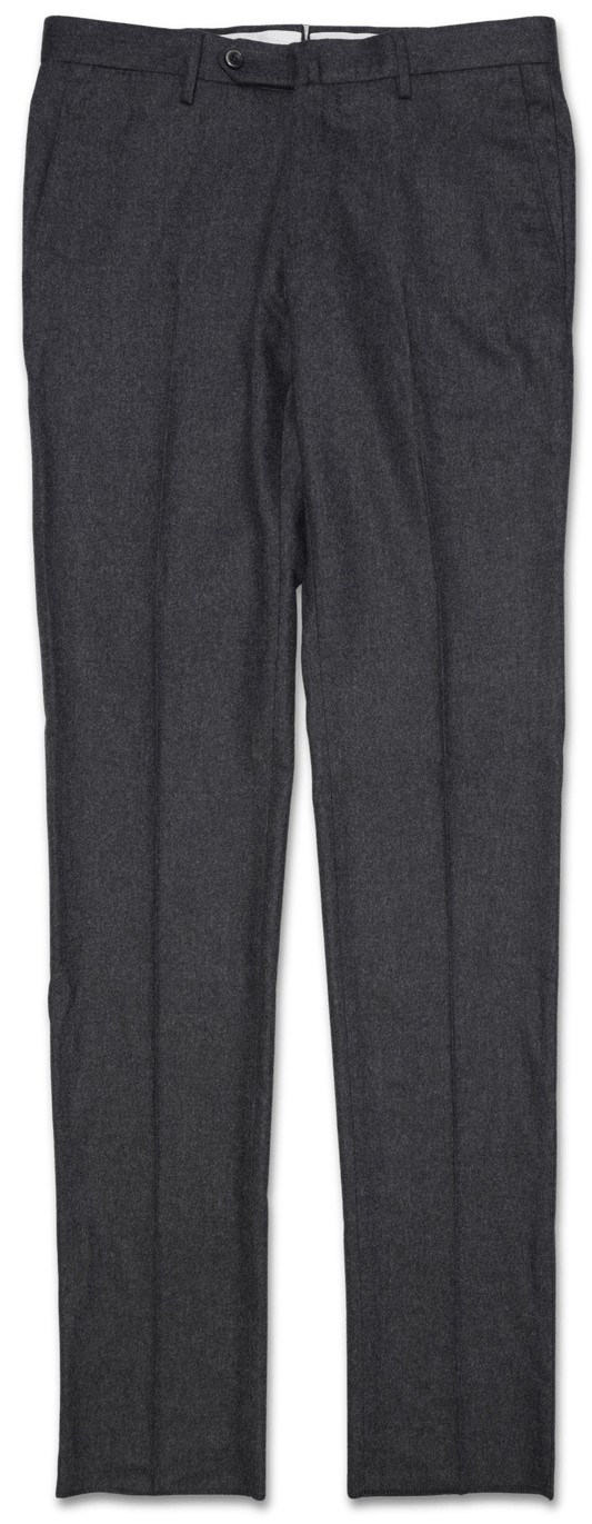 PT Torino Cashmere Flannel Trousers Dark Grey