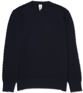 GRP Spotknit Merino Pullover Navy
